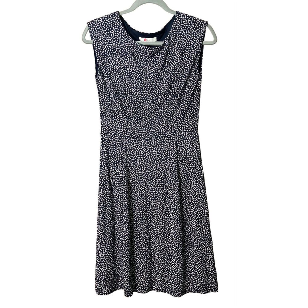 Boden Marina Jersey sleeveless ditsy floral mini dress